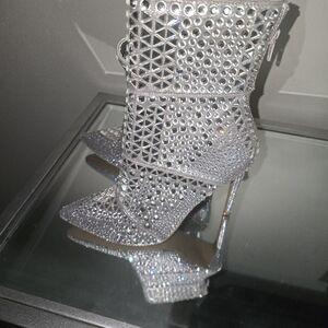 ✨ Steve Madden Rhinestone Ankle Boots | Size 8.5 | Worn Once ✨